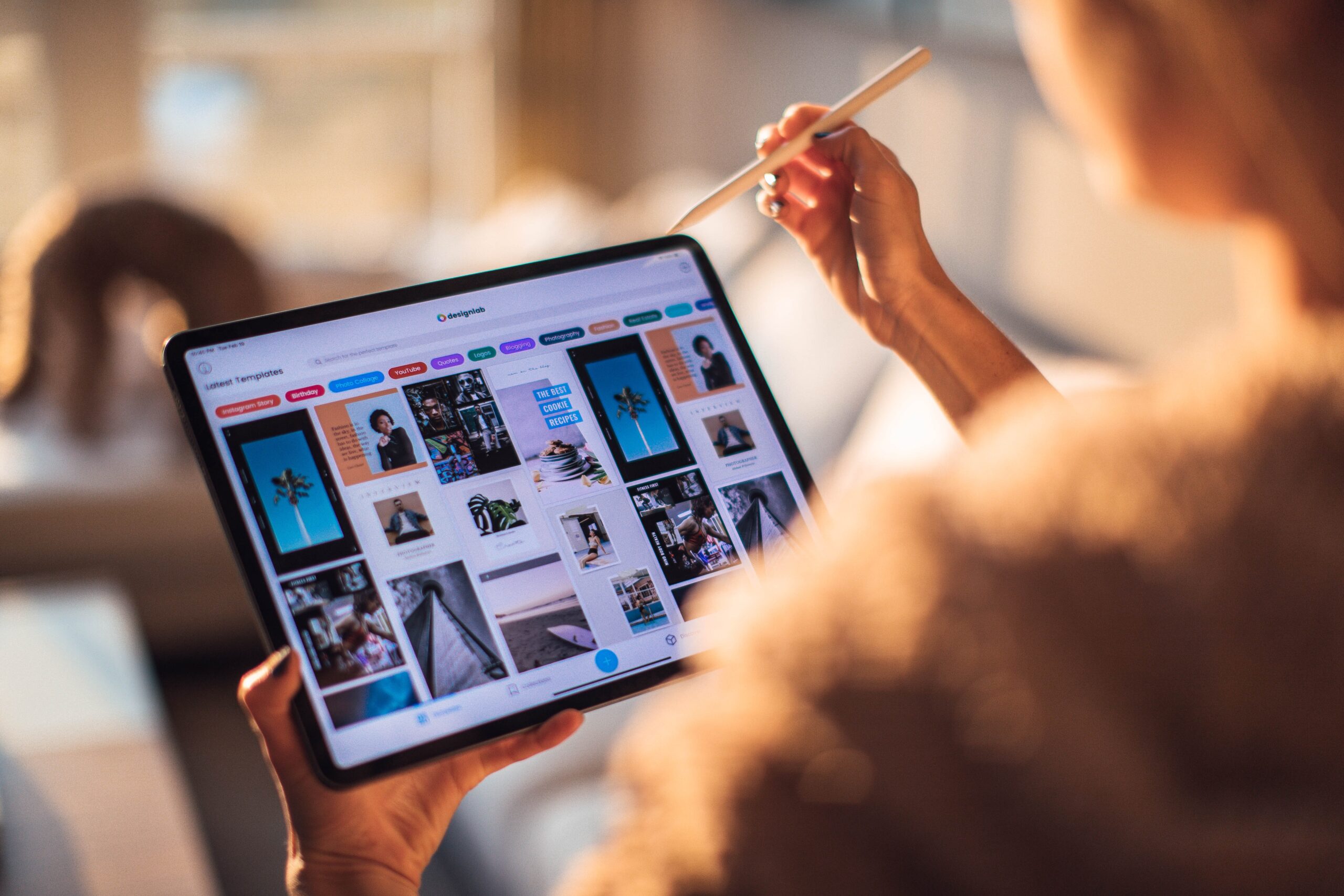 Digital marketing professionals working together on a campaign strategy